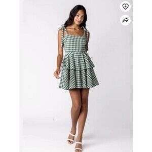 Fab’rik Lola Tiered Mini Dress Sz XS